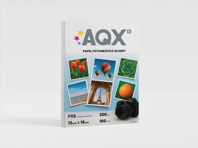 Papel Fotografico Glossy Brillante 13x18 200gr por 100 Hojas AQX F112