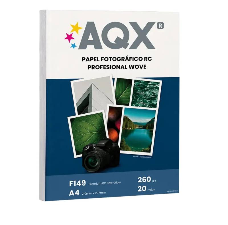 Papel RC WOVE F149 260grs 20 hojas A4