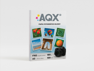 Papel Glossy F162 180grs 100 hojas A3