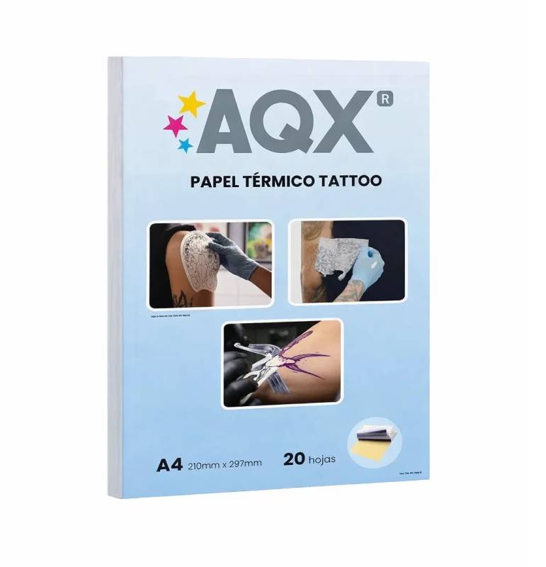 Papel Tattoo para Impresora Termica Portatil y Dibujo a Mano x 20 hojas