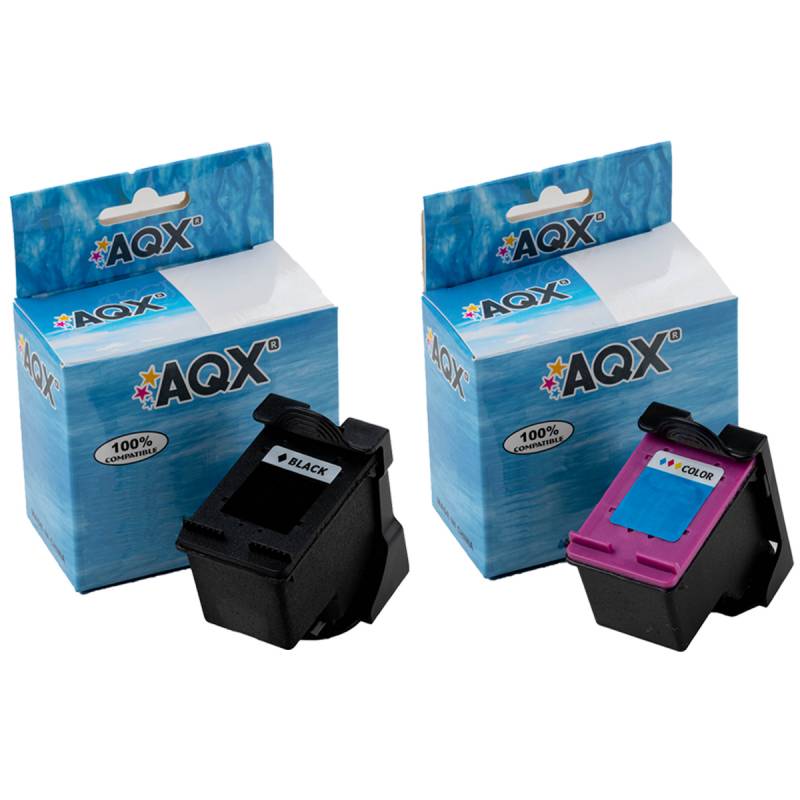 KIT Cartucho AQX Para HP 74xl Negro + 75xl Color