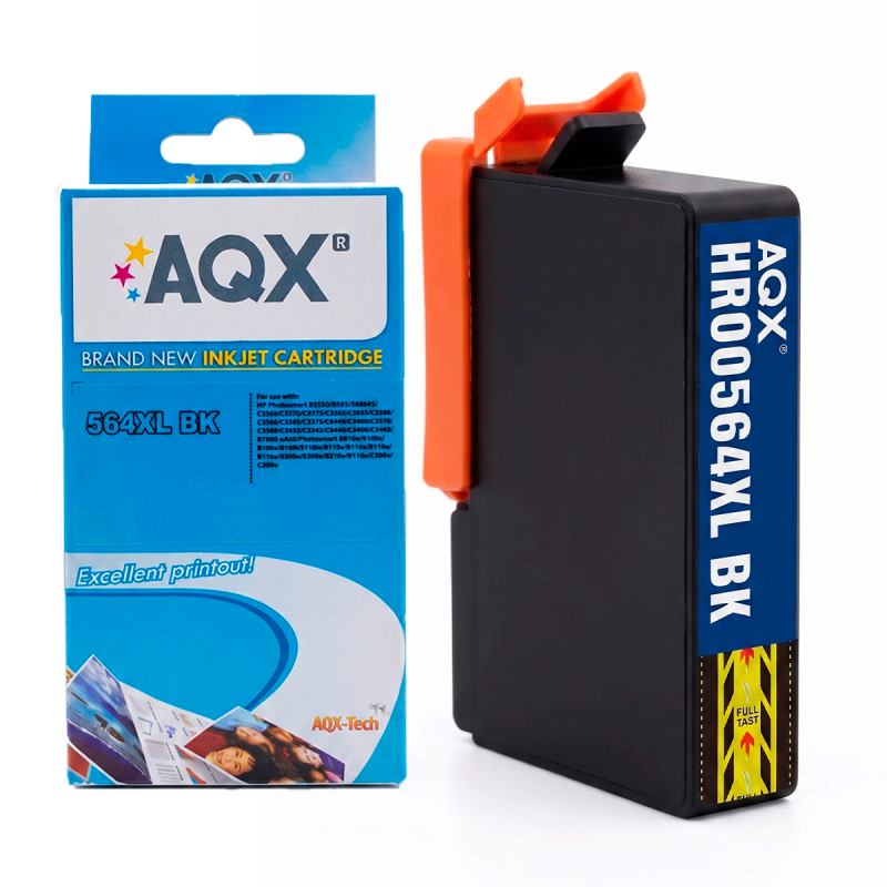 CARTUCHO ALTERNATIVO AQX-TECH 564 NEGRO PARA HP