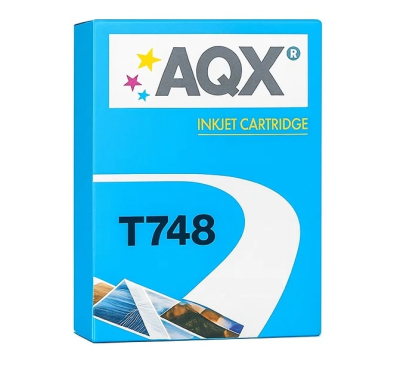 Cartucho Alternativo AQX T748XXL Cyan para Epson WorkForce Pro WF-6590/6090/8590/8090