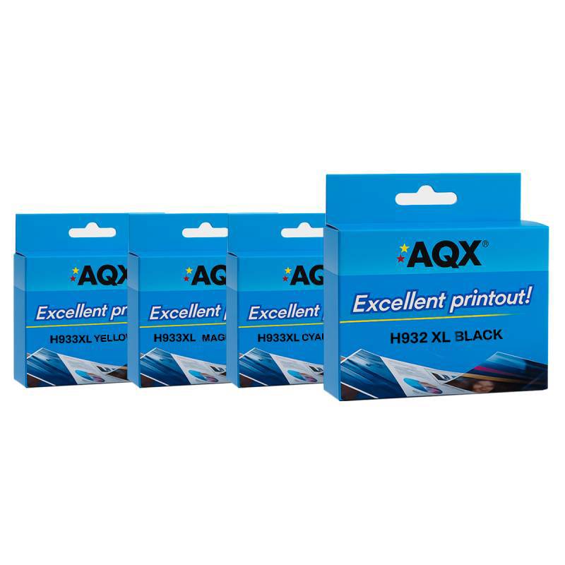 COMBO CARTUCHOS ALTERNATIVOS AQX PARA HP 932 933 (4 COLORES)