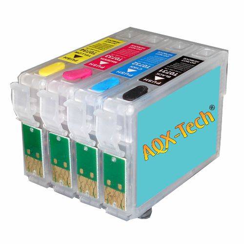 Cartuchos Recargables AQX Para Epson T25 TX125 TX135
