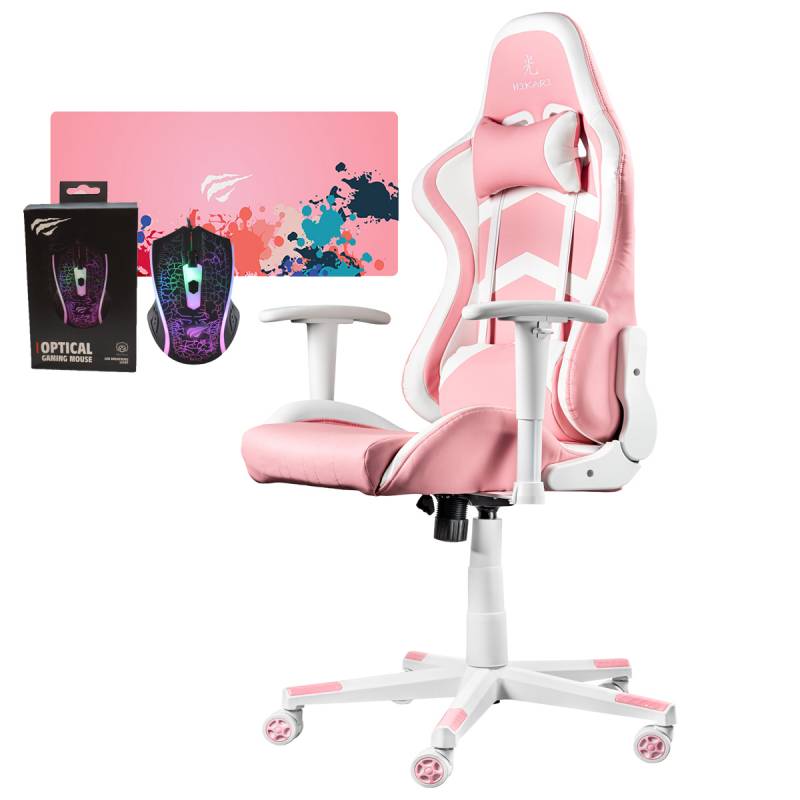 Combo Gamer 8: Silla GM20P + Mouse + Pad MP847