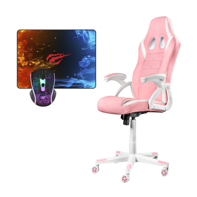 Combo Gamer 23: Silla GM15P + Mouse + Pad MP846