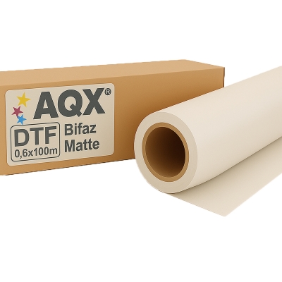 PET DTF Rollo Film Matte Doble Faz 60cm x 100mt AQX 2